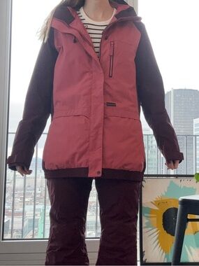 Snowboard Jacket + pants Pink